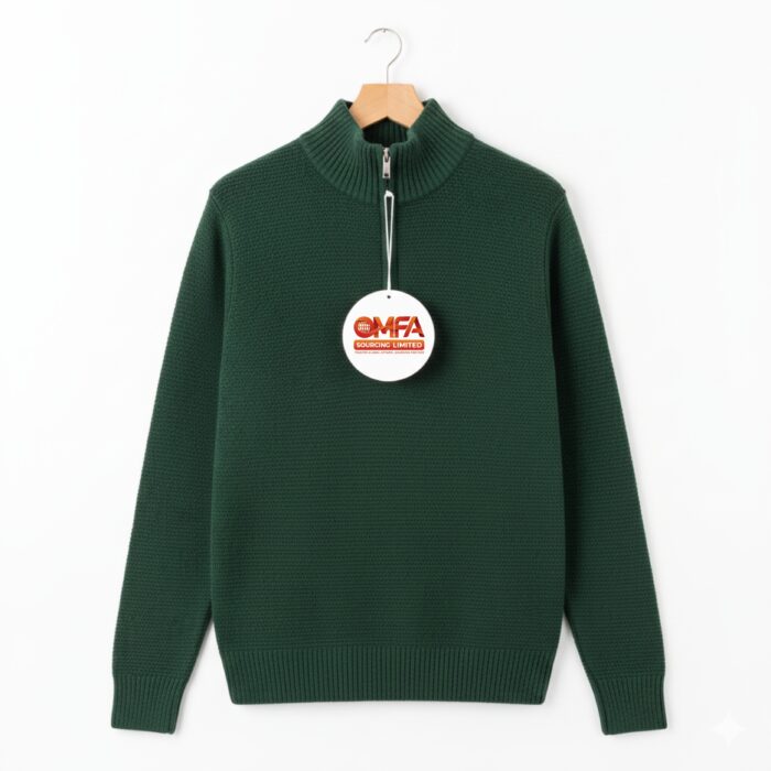 Men’s Halp-Zip Sweater - Image 1