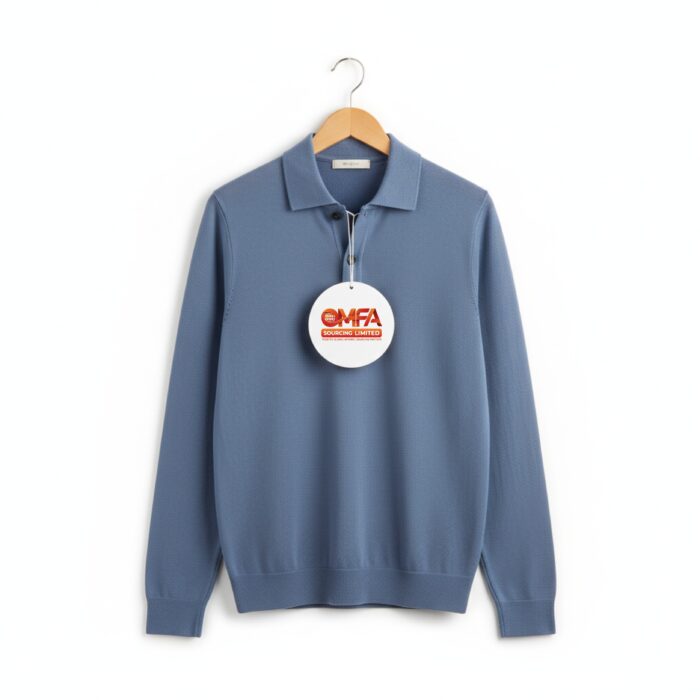 Men’s Polo Sweater - Image 1