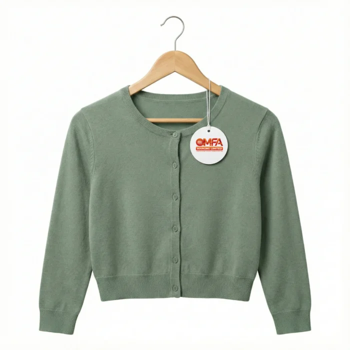 Cropped Cardigan - Image 1